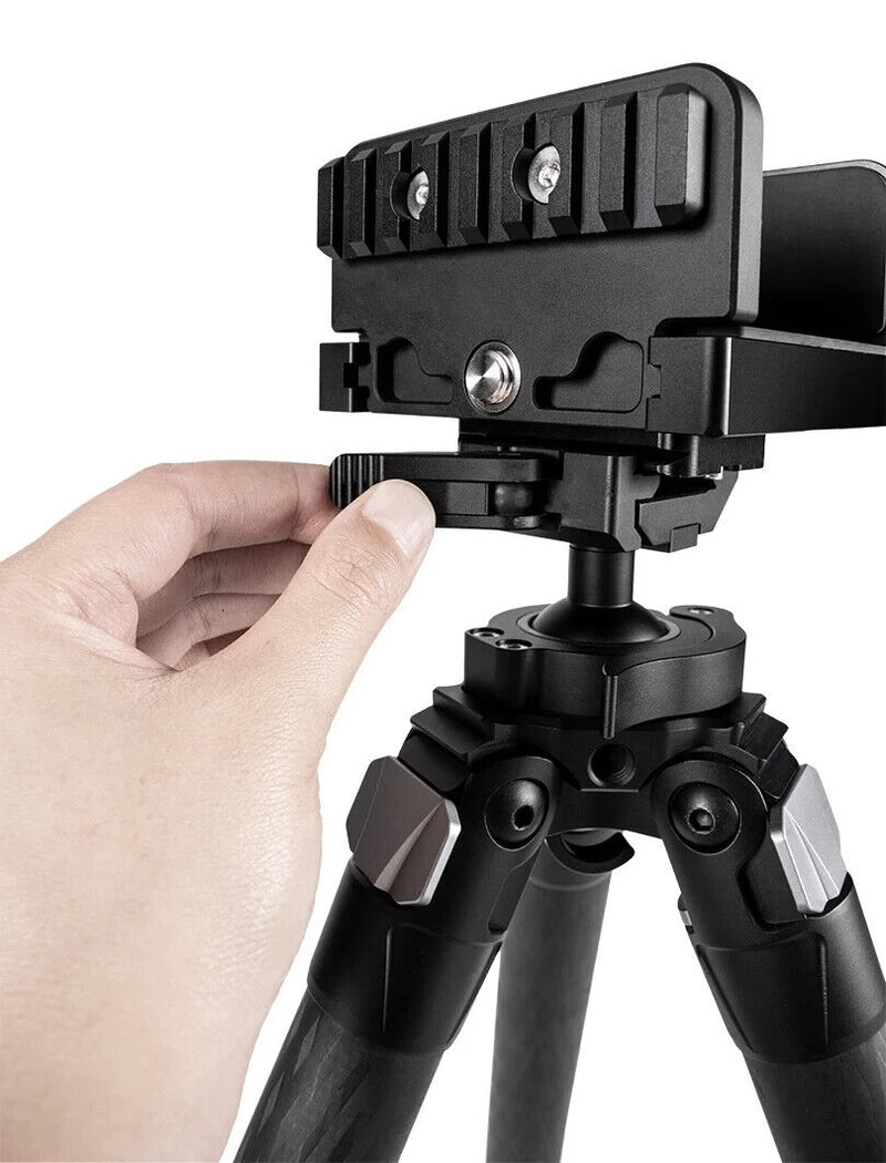 Load image into Gallery viewer, Universal Rifle Saddle Mount – Hunting Tripod Clamp, Arca-Swiss &amp; Picatinny
