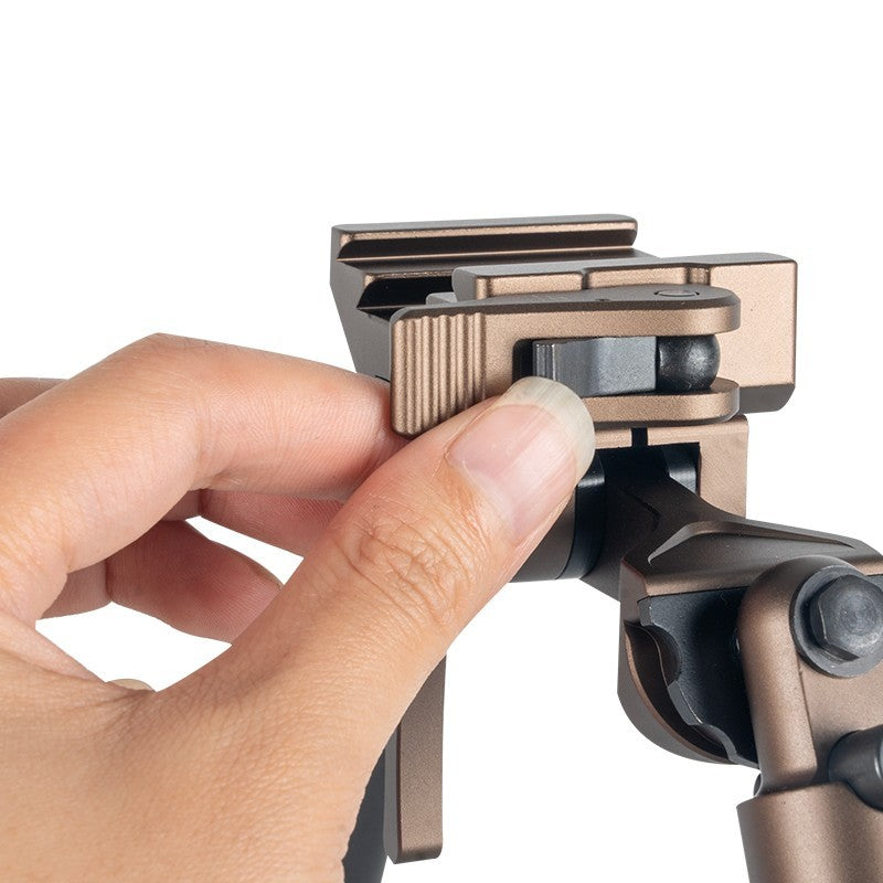 Load image into Gallery viewer, Linkogear HB-C05M Carbon Fiber Bipod Arca Swiss &amp; Picatinny 7–10.1" - Brown
