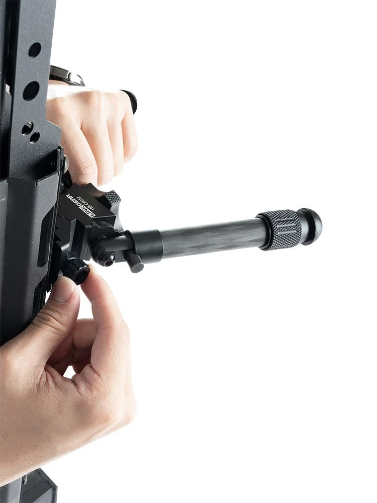 Load image into Gallery viewer, Linkogear HB-C02 Carbon Fiber Bipod QD Picatinny 7–9.8" Cant, Swivel
