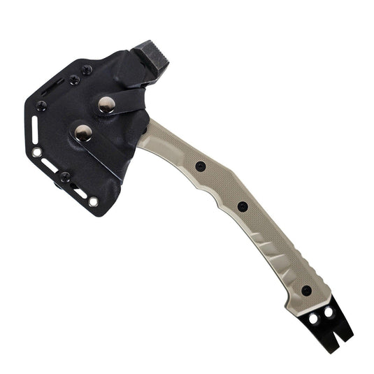MUCITUP MUCTAC Breach Bushcraft Axe Pry Tool w/ Kydex Sheath