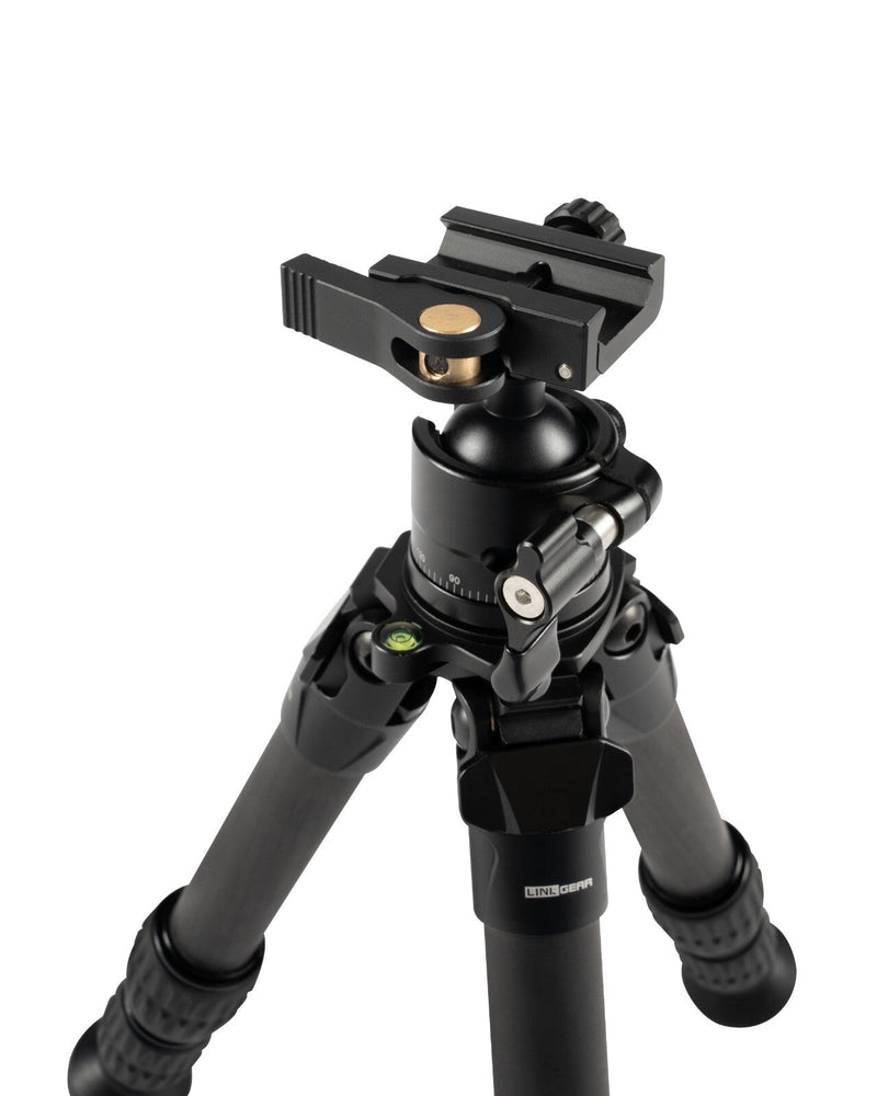 Load image into Gallery viewer, LINKOGEAR HT-223 Carbon Tripod Picatinny + Monoball Fix 26mm Clamp CNC Head
