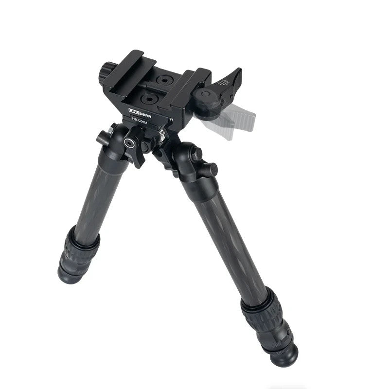 Load image into Gallery viewer, Linkogear HB-C06M Carbon Fiber Bipod 7.5"-25.9" Arca &amp; Picatinny
