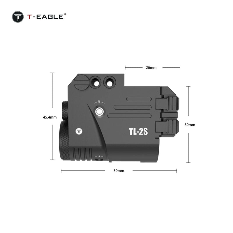 Load image into Gallery viewer, T-Eagle TL-2S Weapon Light &amp; Laser – 500 Lumen, Red/Green Laser, USB Rechargeabl
