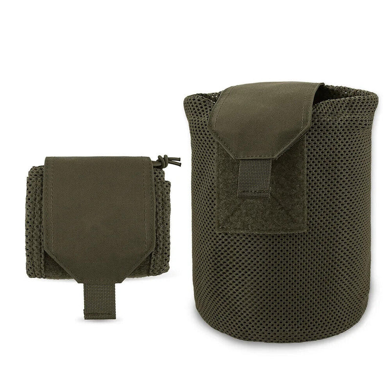 Load image into Gallery viewer, KRYDEX Tactical Mesh Dump Pouch Drop Pouch Mag Recycling Carrier fit MOLLE/BELT
