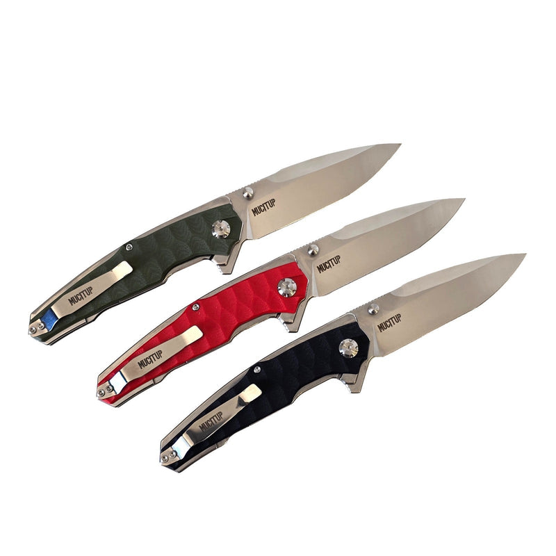 Load image into Gallery viewer, MUCITUP APEX 2 - D2 Steel Folding Knife G10 Handle 4" Blade
