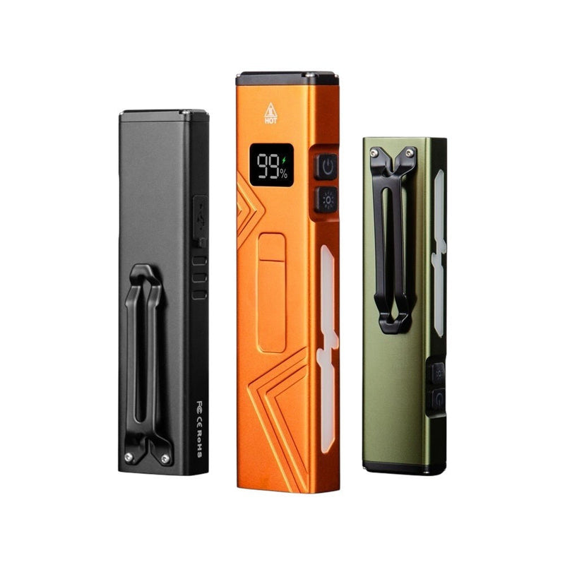 Load image into Gallery viewer, HELIUS HT-01 2000 Lumen Rechargeable EDC Flashlight with UV Light

