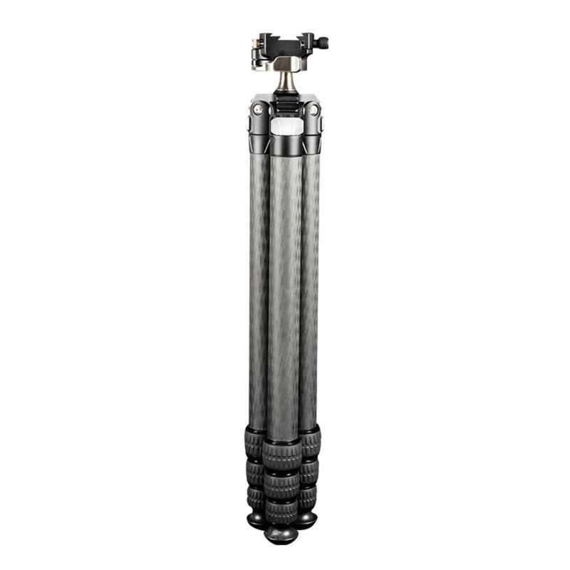 Load image into Gallery viewer, Linkogear HT-324C Carbon Fiber Tripod – Picatinny/Arca, 64" Max, 66lb Capacity - Black
