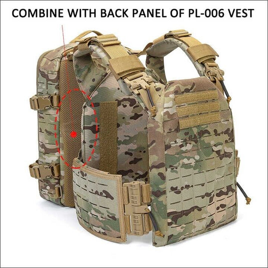 MUCTAC Assault Backpack 1000D Nylon Tactical, Hydration Ready, Multicam