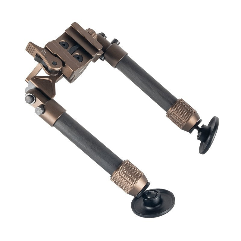 Load image into Gallery viewer, Linkogear HB-C05M Carbon Fiber Bipod Arca Swiss &amp; Picatinny 7–10.1" - Brown
