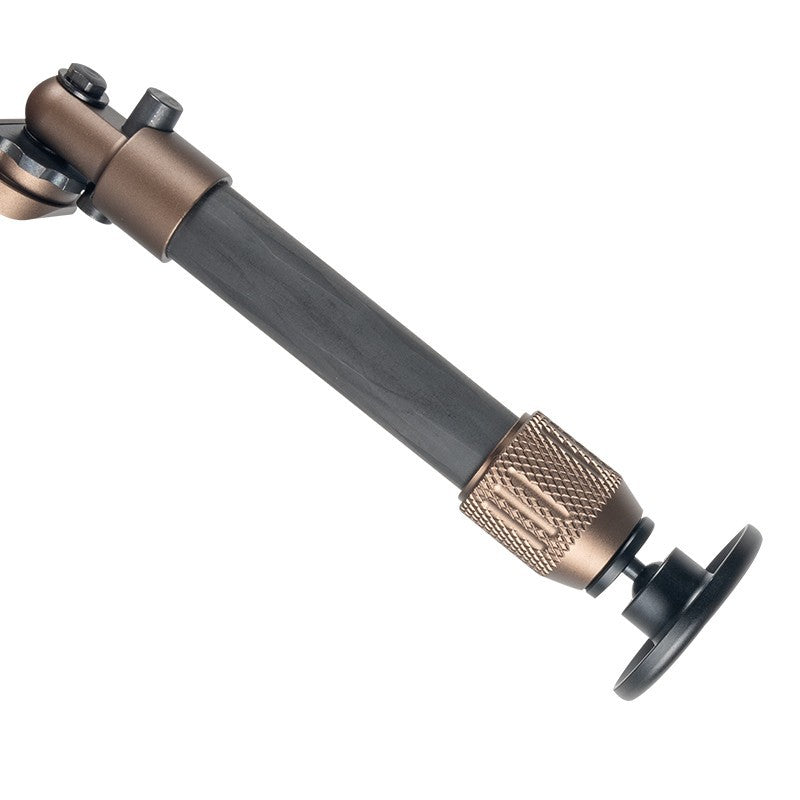 Load image into Gallery viewer, Linkogear HB-C05M Carbon Fiber Bipod Arca Swiss &amp; Picatinny 7–10.1" - Brown
