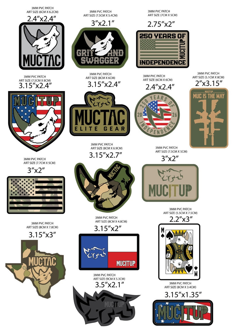 Load image into Gallery viewer, MUCITUP PVC Morale Patch Hook Back Tactical Hat Backpack Gear Multiple Designs
