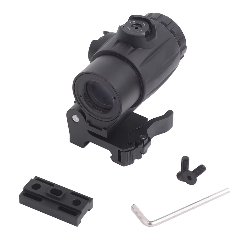 Load image into Gallery viewer, Red Win Hellcat 3x Magnifier Compact Flip-to-Side QD Mount Co-Witness
