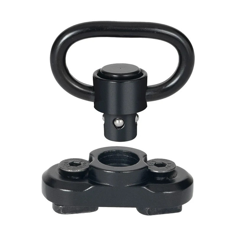 Load image into Gallery viewer, Linkogear QD Strap Mount Quick Detach Swivel w/ Hardware Black

