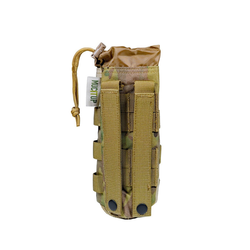 Load image into Gallery viewer, MUCITUP MUCTAC MOLLE Water Bottle Holder 500D Nylon Pouch – Black, Camo, Khaki
