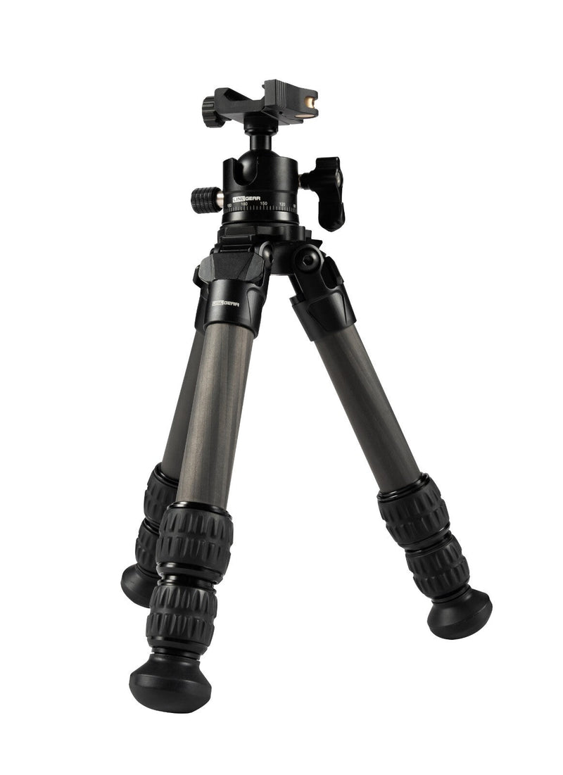 Load image into Gallery viewer, LINKOGEAR HT-223 Carbon Tripod Picatinny + Monoball Fix 26mm Clamp CNC Head
