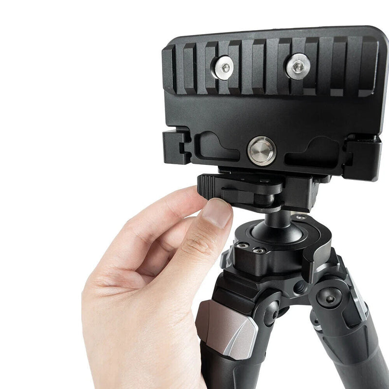 Load image into Gallery viewer, Universal Rifle Saddle Mount – Hunting Tripod Clamp, Arca-Swiss &amp; Picatinny
