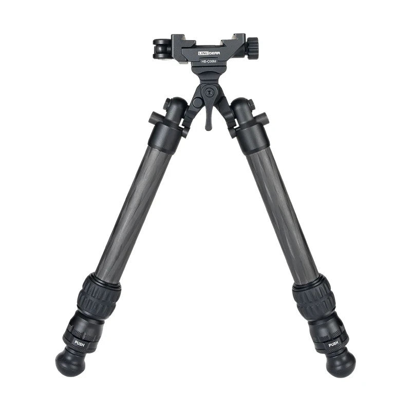 Load image into Gallery viewer, Linkogear HB-C06M Carbon Fiber Bipod 7.5"-25.9" Arca &amp; Picatinny
