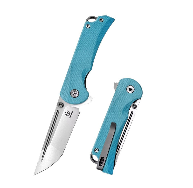 Load image into Gallery viewer, Sharp Blade - Compact 14C28N Folding Knife G10 Handle Flipper Liner Lock EDC
