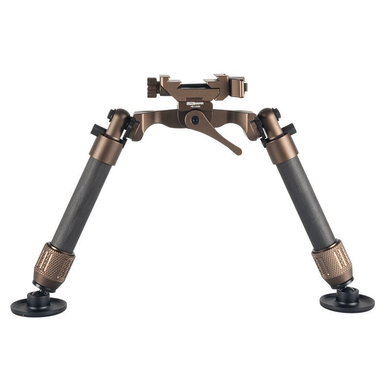 Load image into Gallery viewer, Linkogear HB-C05M Carbon Fiber Bipod Arca Swiss &amp; Picatinny 7–10.1" - Brown

