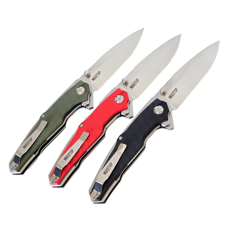 Load image into Gallery viewer, MUCITUP APEX 2 - D2 Steel Folding Knife G10 Handle 4" Blade
