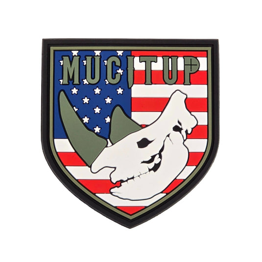 MUCITUP PVC Morale Patch Hook Back Tactical Hat Backpack Gear Multiple Designs