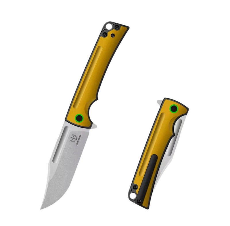Load image into Gallery viewer, Sharp Blade YH-SB08 14C28N Folding Knife Titanium Clip EDC Flipper
