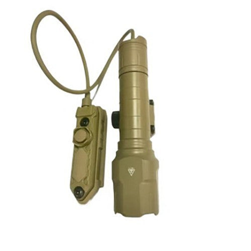 Load image into Gallery viewer, WL-25 Tactical Weaponlight Flashlight, 1200LM, USB Rechargeable – Black or Tan
