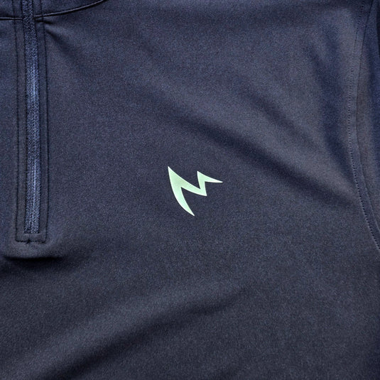 MUCITUP MUCTAC 1/4 Zip Pullover Performance Tactical Quarter Zip Black