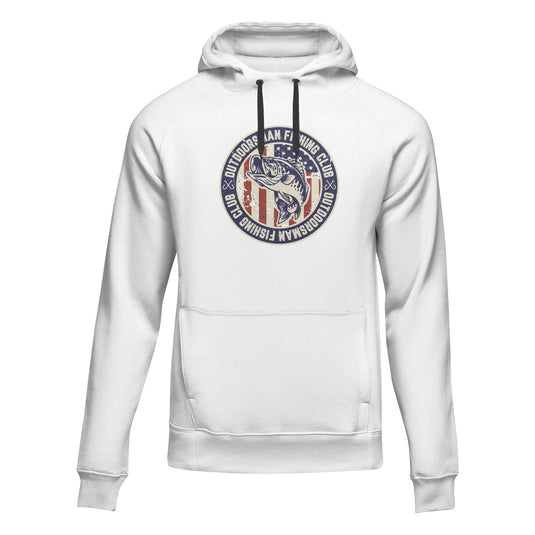 Outdoorsman Fishing Club Patriotic Unisex Hoodie