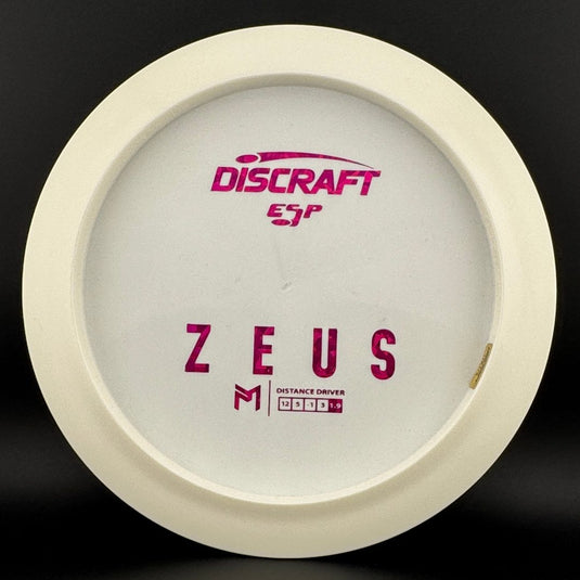 White ESP Zeus - Bottom Stamp Dyer's Delight - Paul McBeth