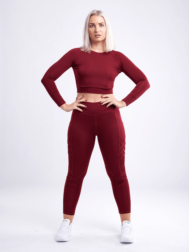 Load image into Gallery viewer, JupiterGear Long-Sleeve Crop Top
