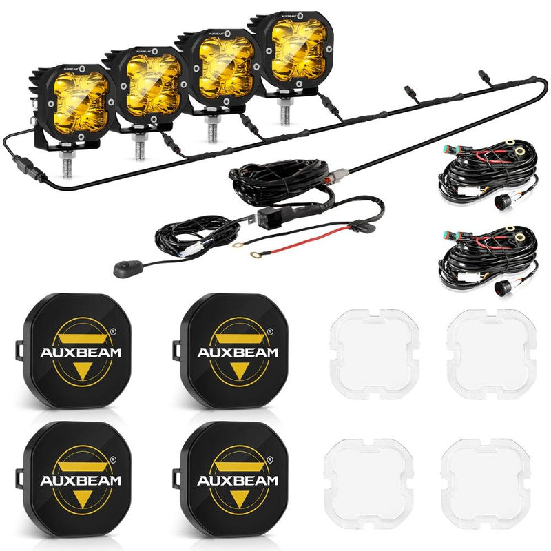Load image into Gallery viewer, XP-ULTRA Series 3 Inch 80W 9600LM LED Pods Lights White&amp;Amber
