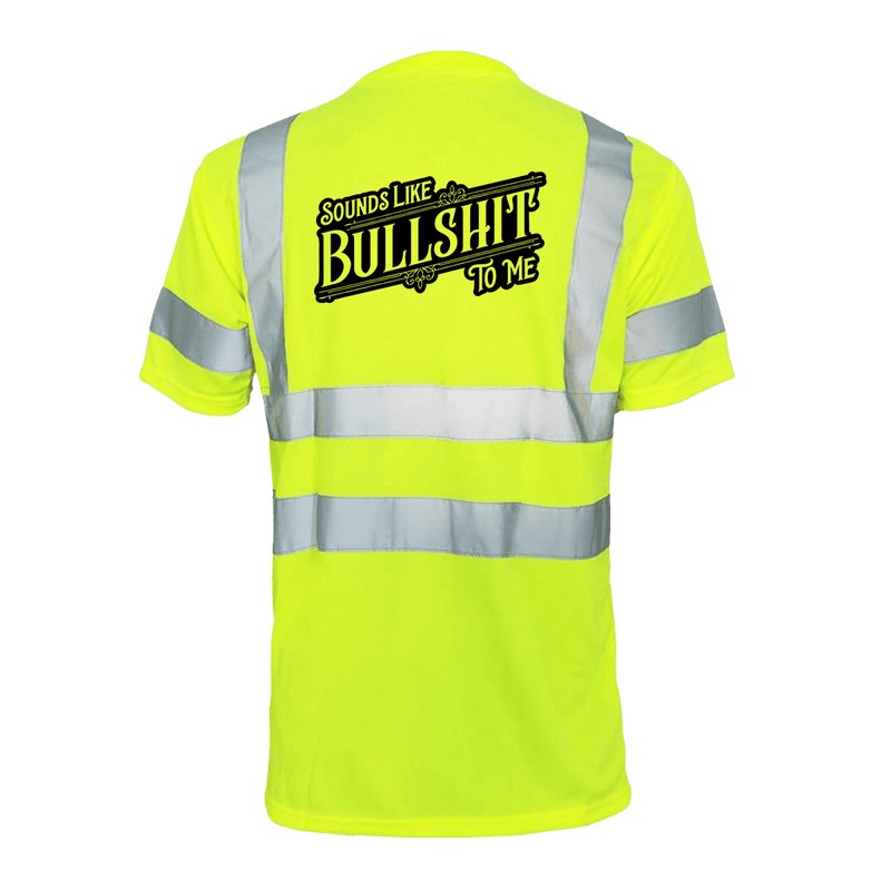 Load image into Gallery viewer, Sounds Like BS - Reflective Safety T-Shirt
