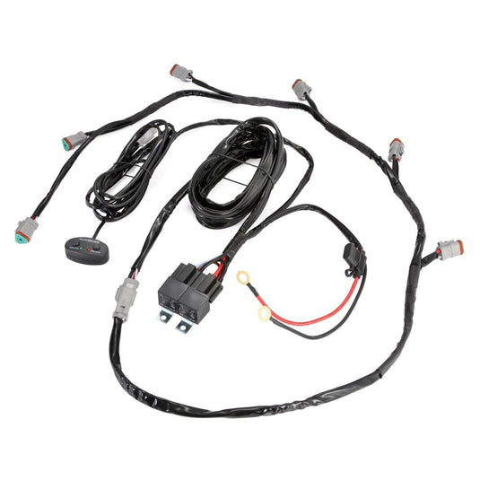 6-LED Pod Light Power Wiring Harness Kit with 3 PIN DT Plug