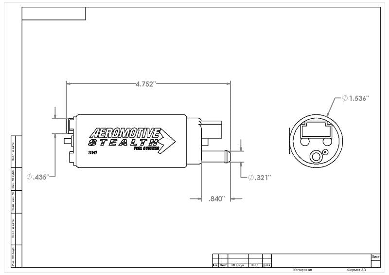 Load image into Gallery viewer, Aeromotive 340 Fuel Pump Offset Inlet
