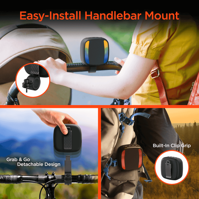 Load image into Gallery viewer, HyperGear Spin Cycle LED Wireless Bike Speaker
