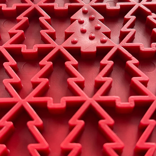 "Peace" Christmast Tree Dog Lick Mat | eMat Enrichment Lick Mat | SodaPup
