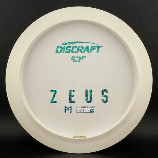 White ESP Zeus - Bottom Stamp Dyer's Delight - Paul McBeth