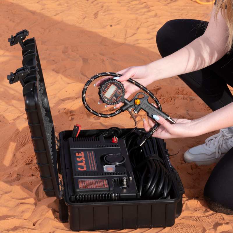 Load image into Gallery viewer, C.A.S.E. - 10.6 CFM Portable Dual Air Compressor
