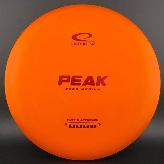 Zero Medium Peak - First Run
