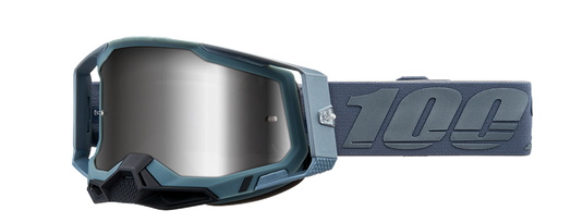100% Racecraft 2 Goggles - Battleship - Silver Mirror 50010-00017