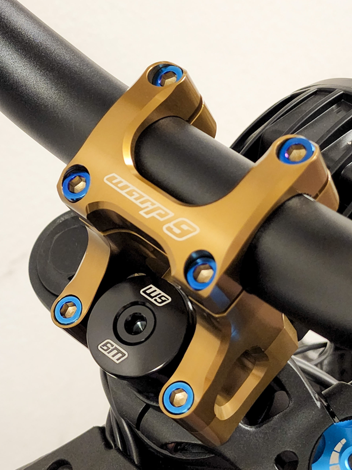 Load image into Gallery viewer, Surron Light Bee/Talaria Sting Bar Mount Titanium Bolt Kit By Warp 9
