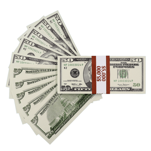 $5,000 Full Print 2000 Series Stack