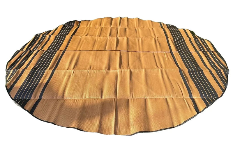 Load image into Gallery viewer, Striped Bell Tent Floor Matting Cover | 13' (4M) Size
