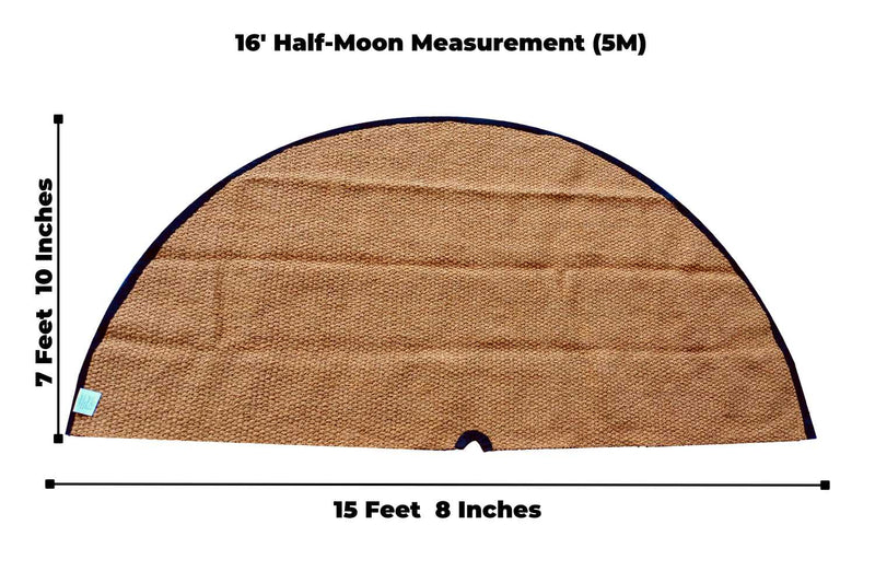 Load image into Gallery viewer, Coir Bell Tent Rug Half-Moon | 16' (5M)

