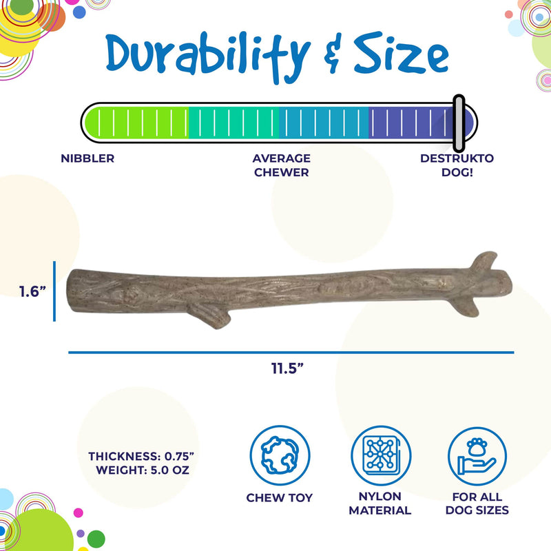 Load image into Gallery viewer, Durable Nylon Chew Stick for Power Chewers | Indestructible Dog Toy USA
