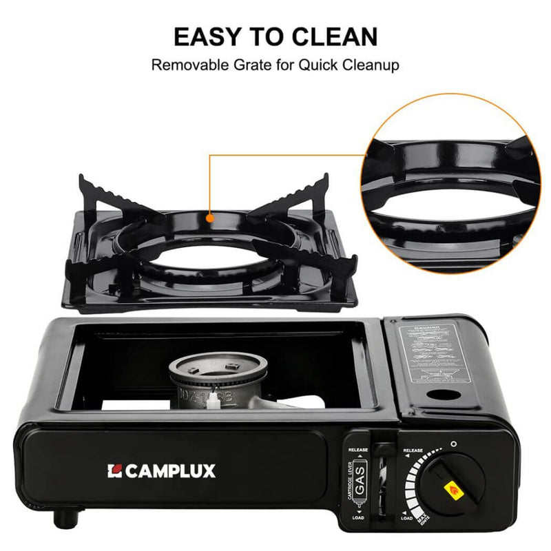 Load image into Gallery viewer, Camplux Dual Fuel Propane &amp; Butane Stove with Carrying Case, Portable Camping Stoves with CSA Certification
