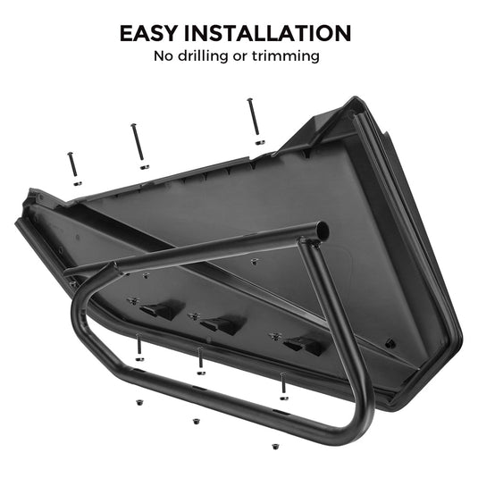 Front Lower Door Inserts & Plastic Roof For Can-Am Maverick X3