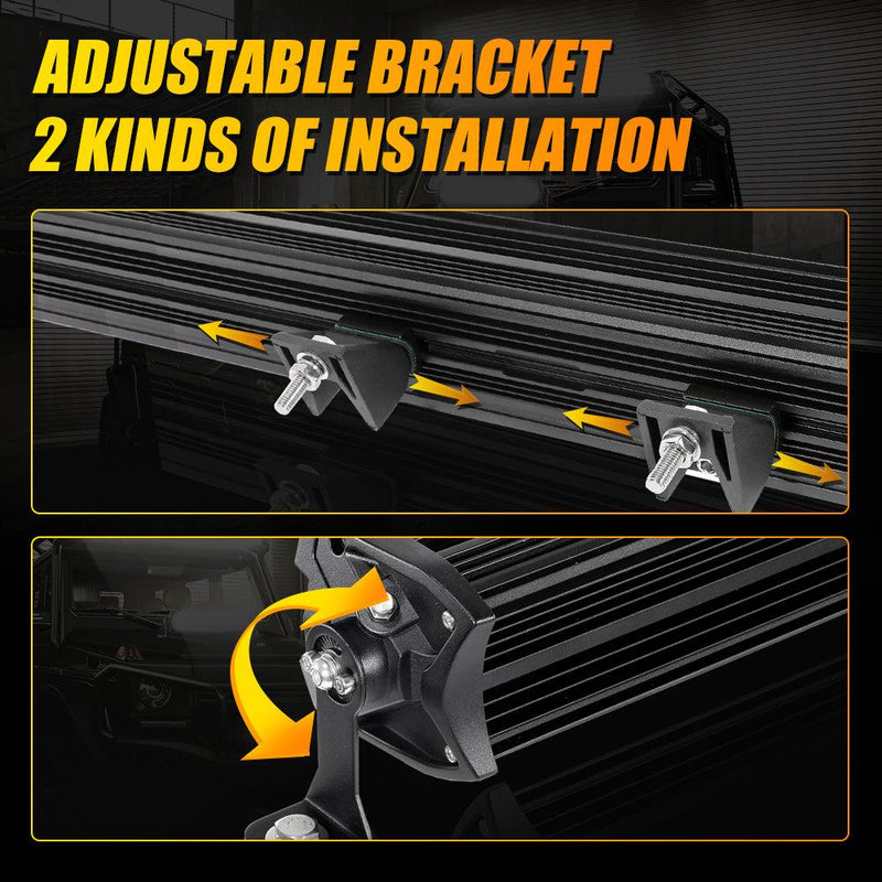 Load image into Gallery viewer, AR-800 RGB Switch Panel with APP+42 Inch 5D-PRO LED Light Bar, Toggle/ Momentary/ Pulsed Mode Supported
