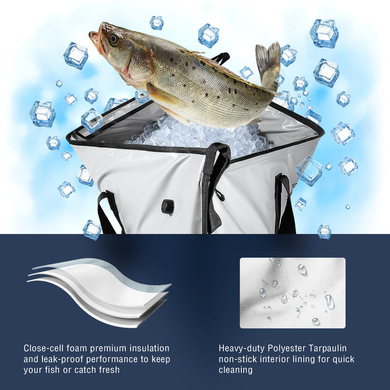 Load image into Gallery viewer, 48x18'' Fish Cooler Bag With Waterproof Zipper
